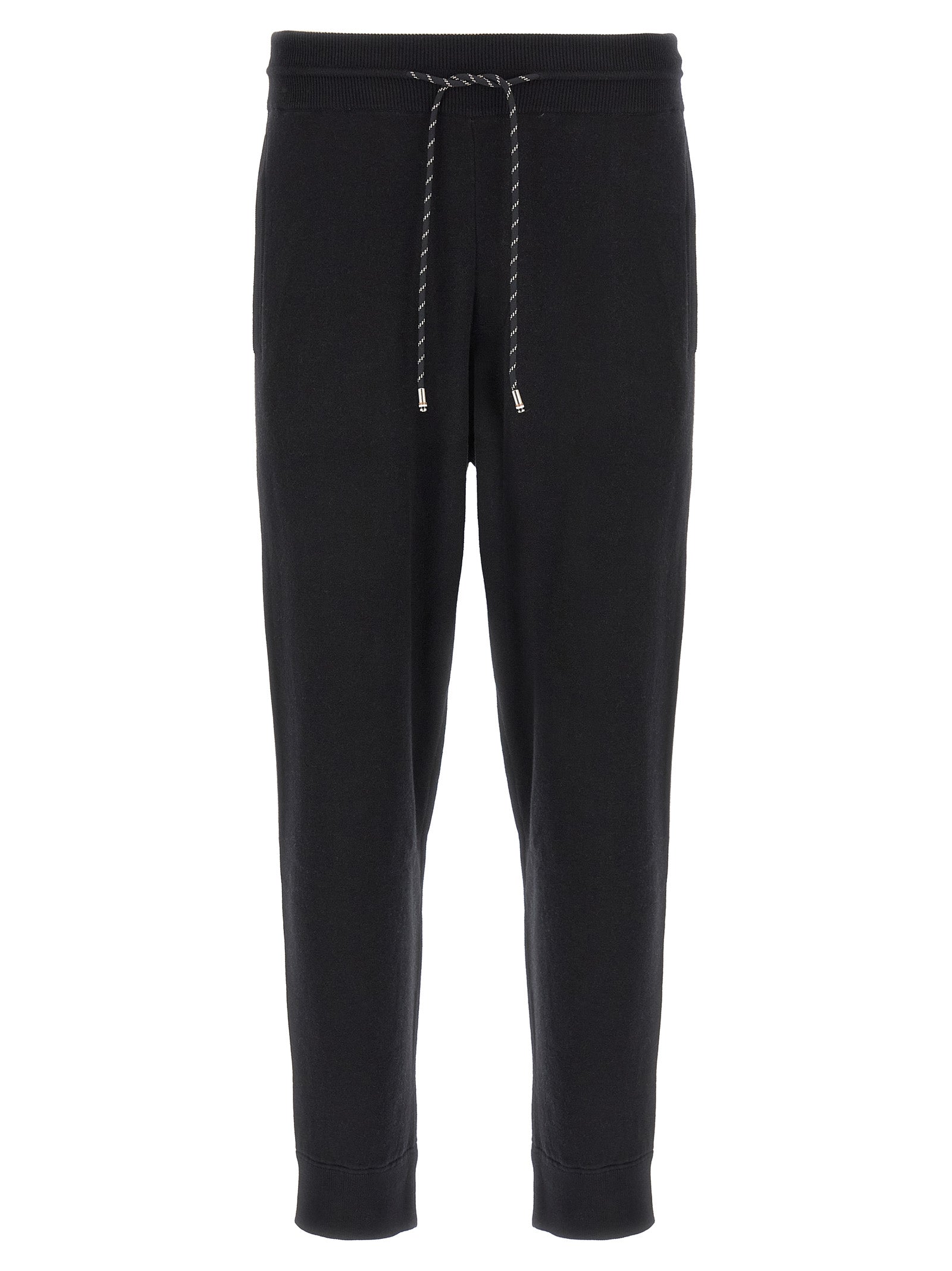 Black Cotton Joggers (Workout Pants)