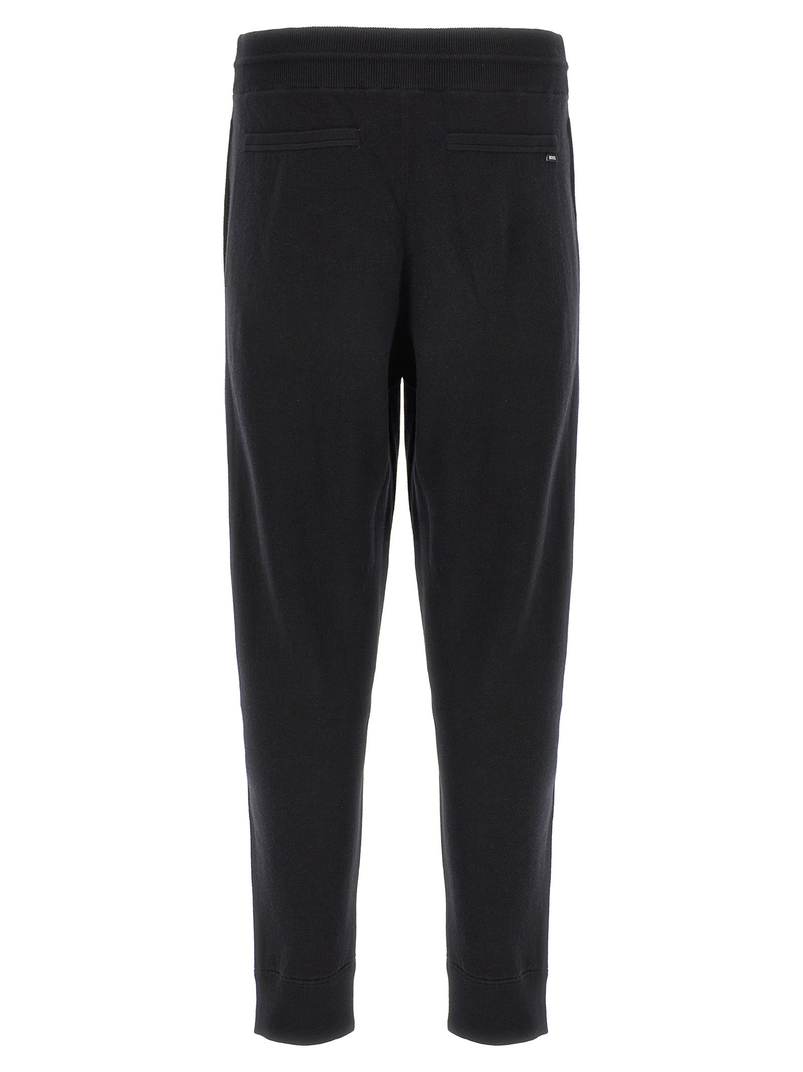 Black Cotton Joggers (Workout Pants)