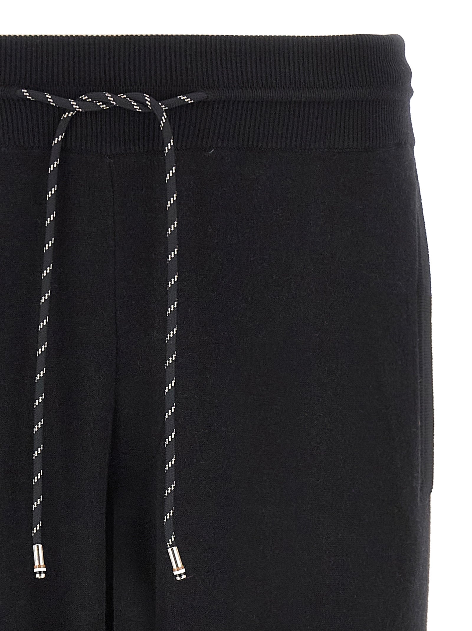 Black Cotton Joggers (Workout Pants)