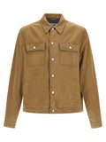 Beige Cotton Denim Jacket
