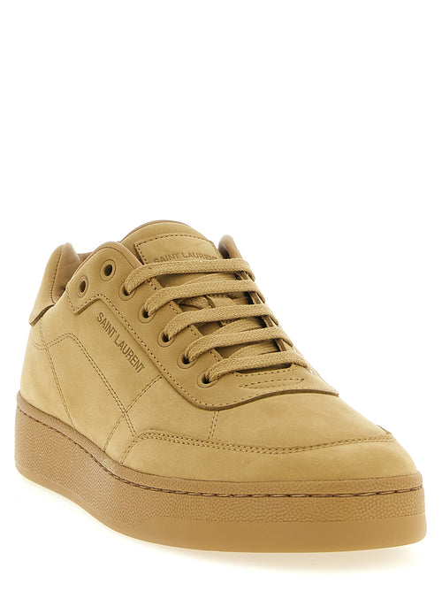 Beige Calfskin Sneakers