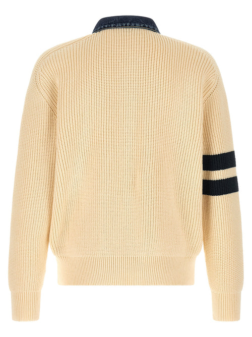 Beige Cotton Cardigan
