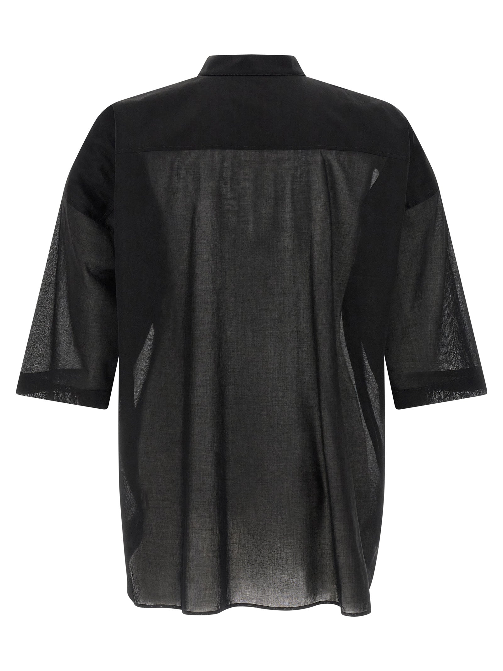 Black Cotton Blouse