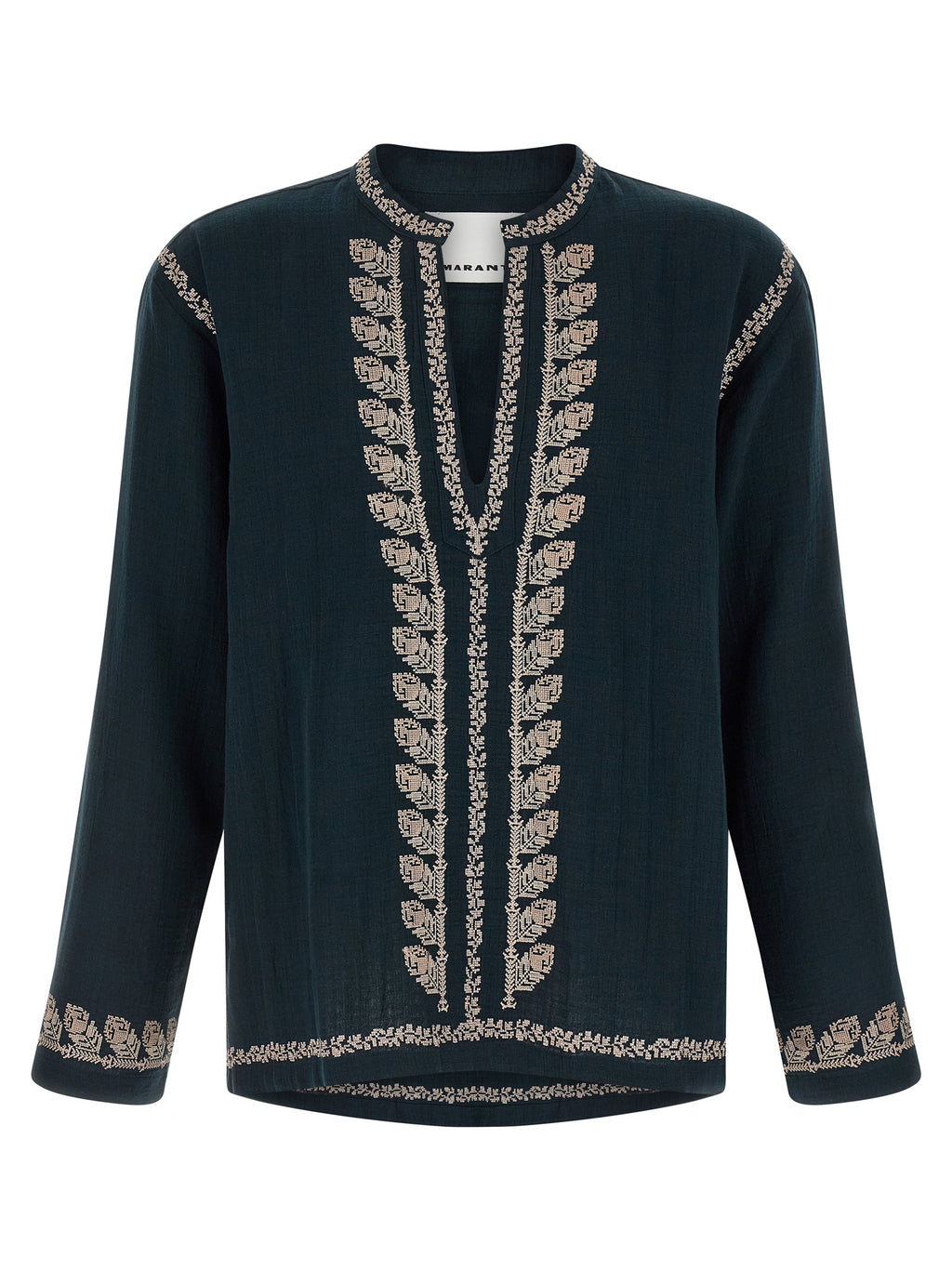 Blue Cotton Blouse