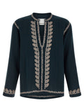 Blue Cotton Blouse