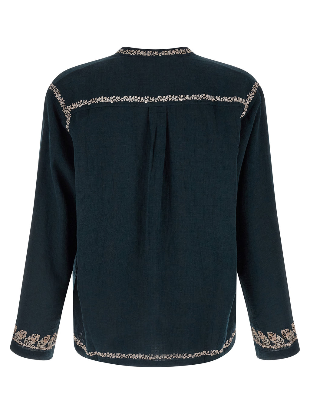 Blue Cotton Blouse