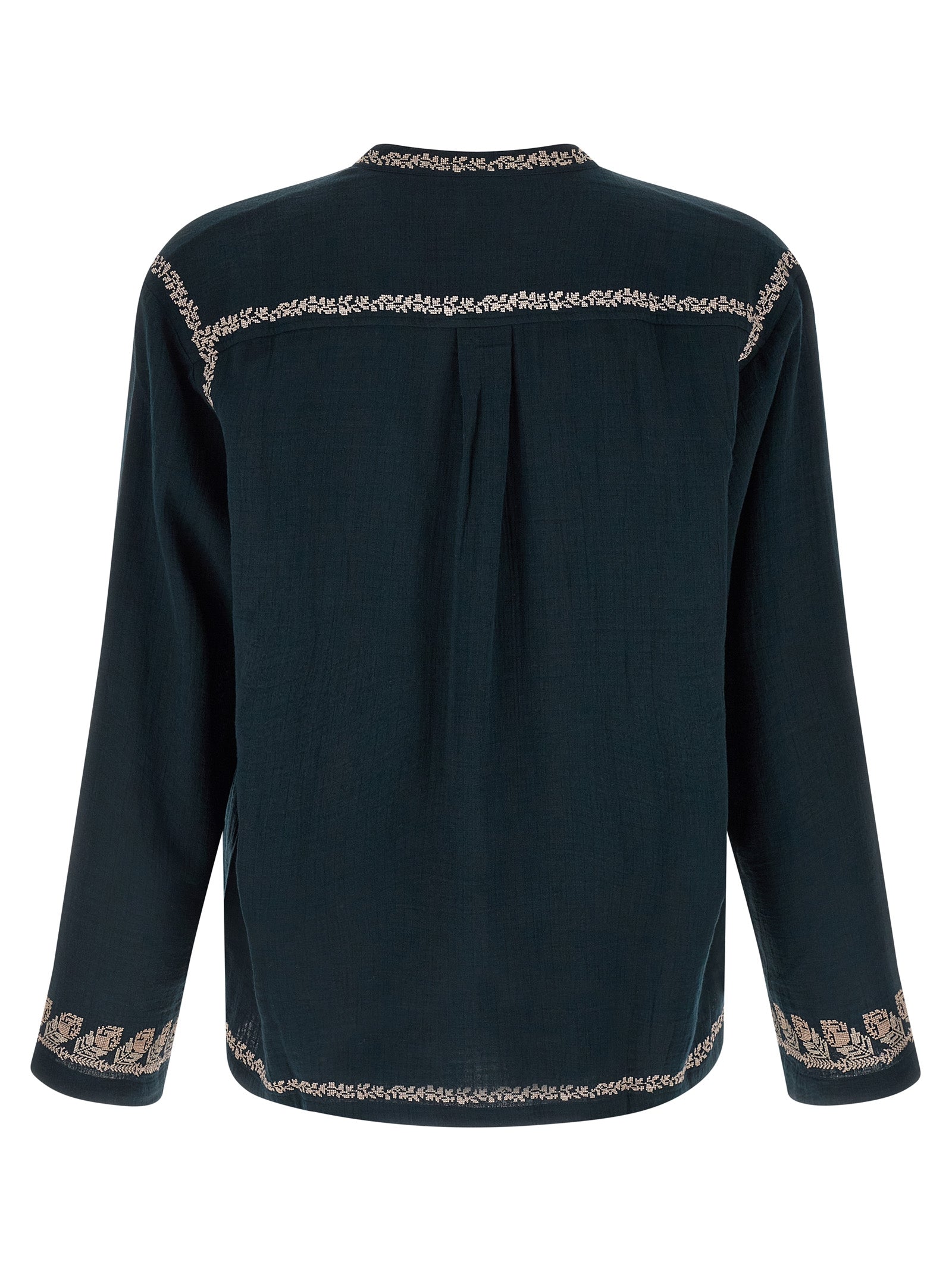 Blue Cotton Blouse