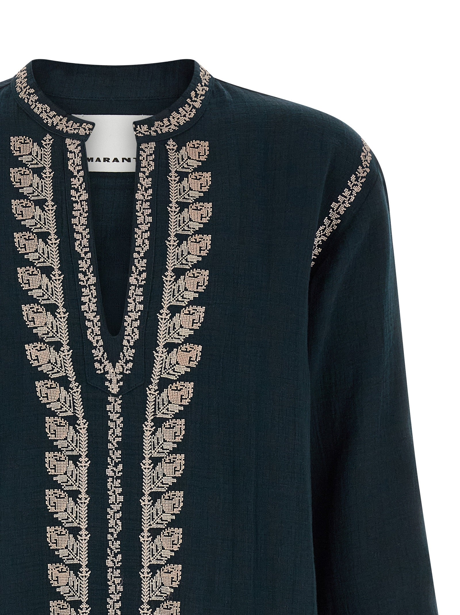 Blue Cotton Blouse