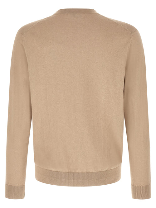 Beige Cotton Cardigan