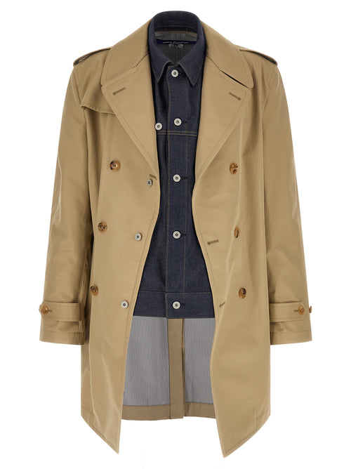 Beige Cotton Coat