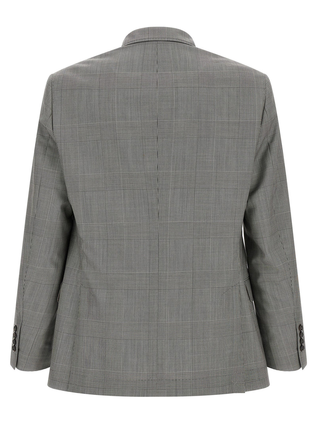 Gray Virgin Wool Blazer