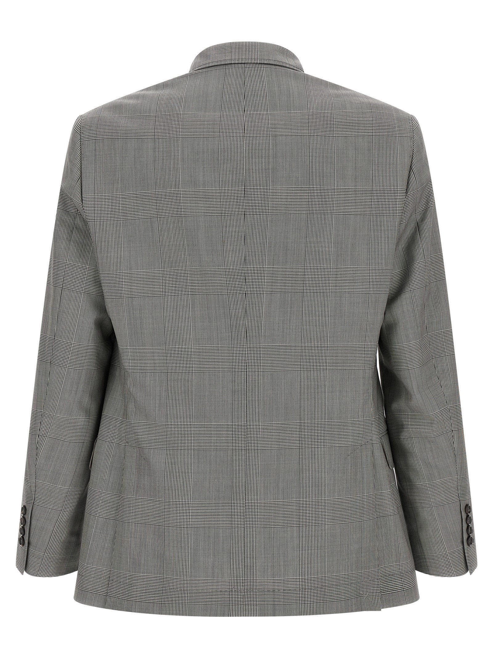 Gray Virgin Wool Blazer