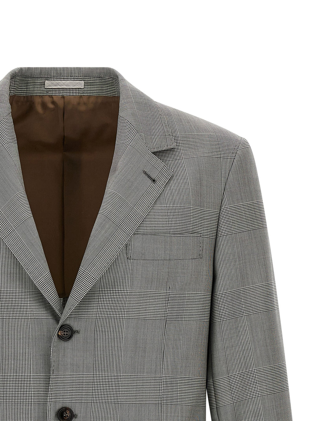 Gray Virgin Wool Blazer