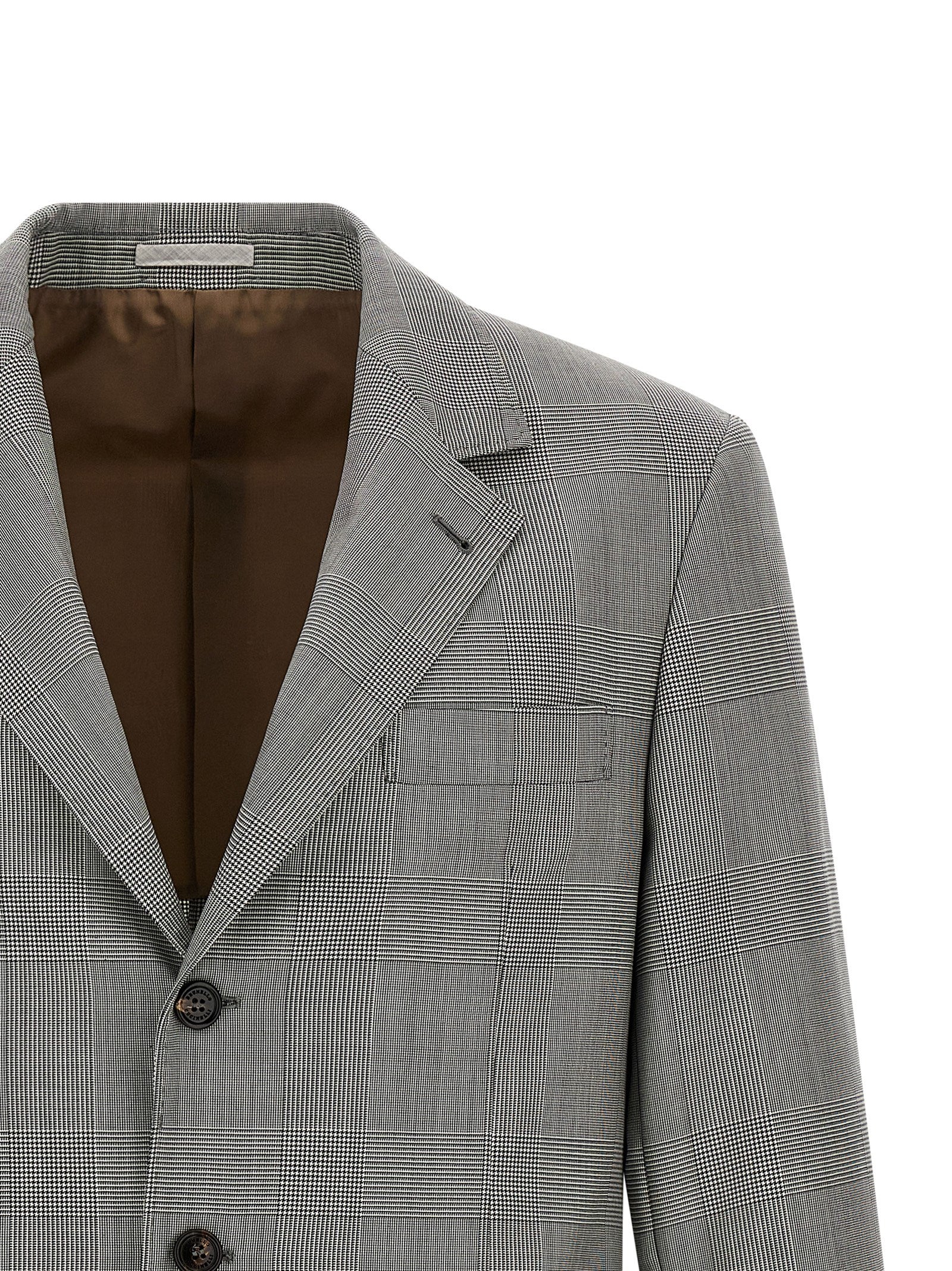 Gray Virgin Wool Blazer