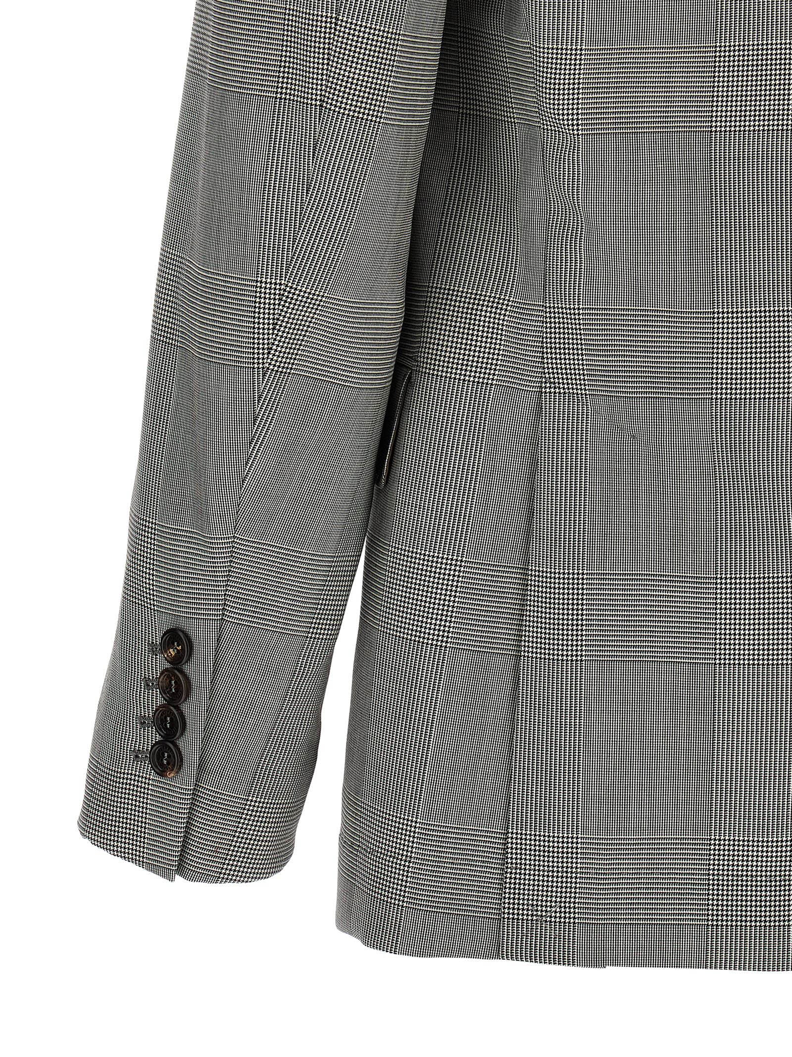 Gray Virgin Wool Blazer