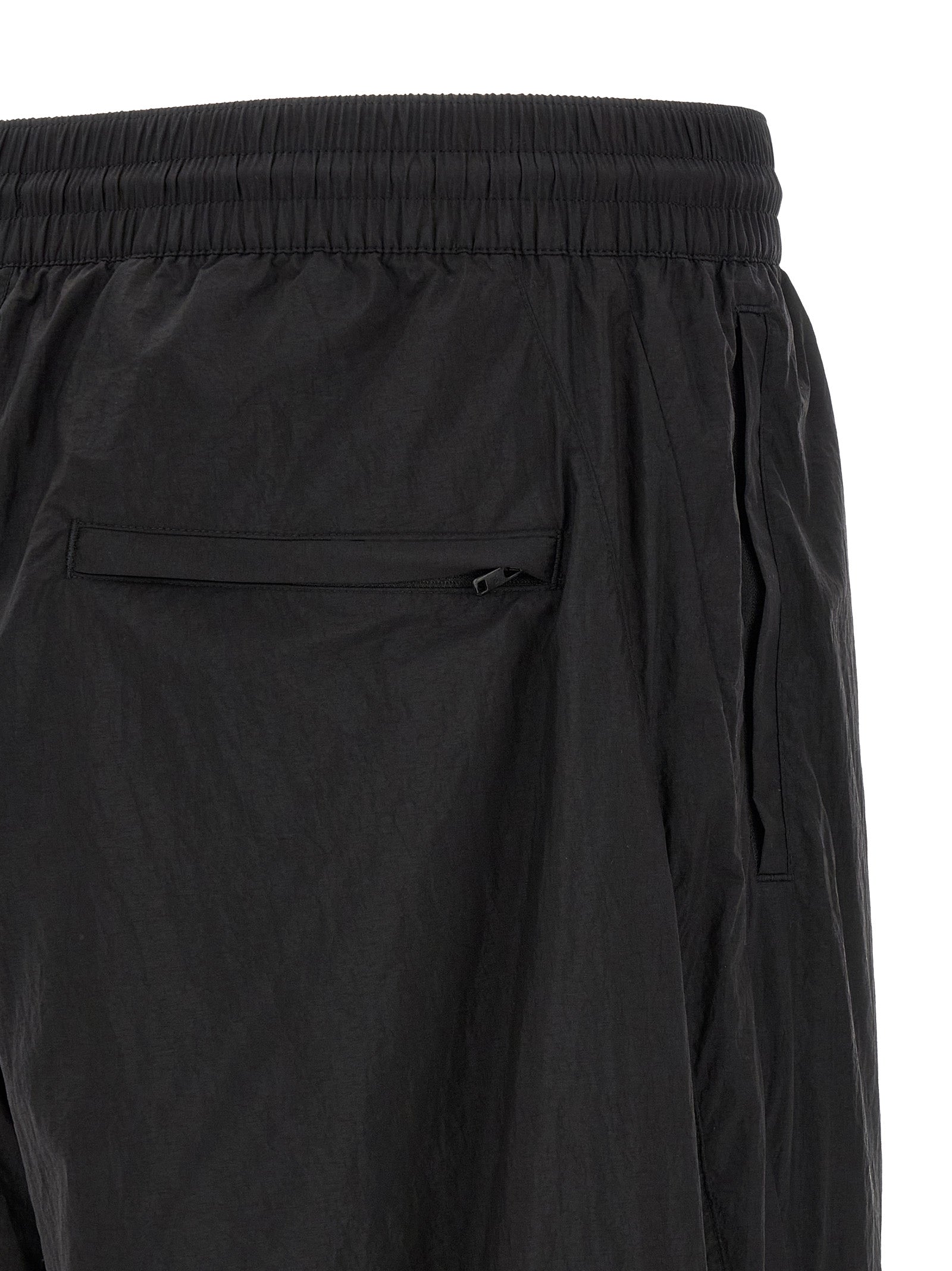 Black Polyamide Joggers (Workout Pants)