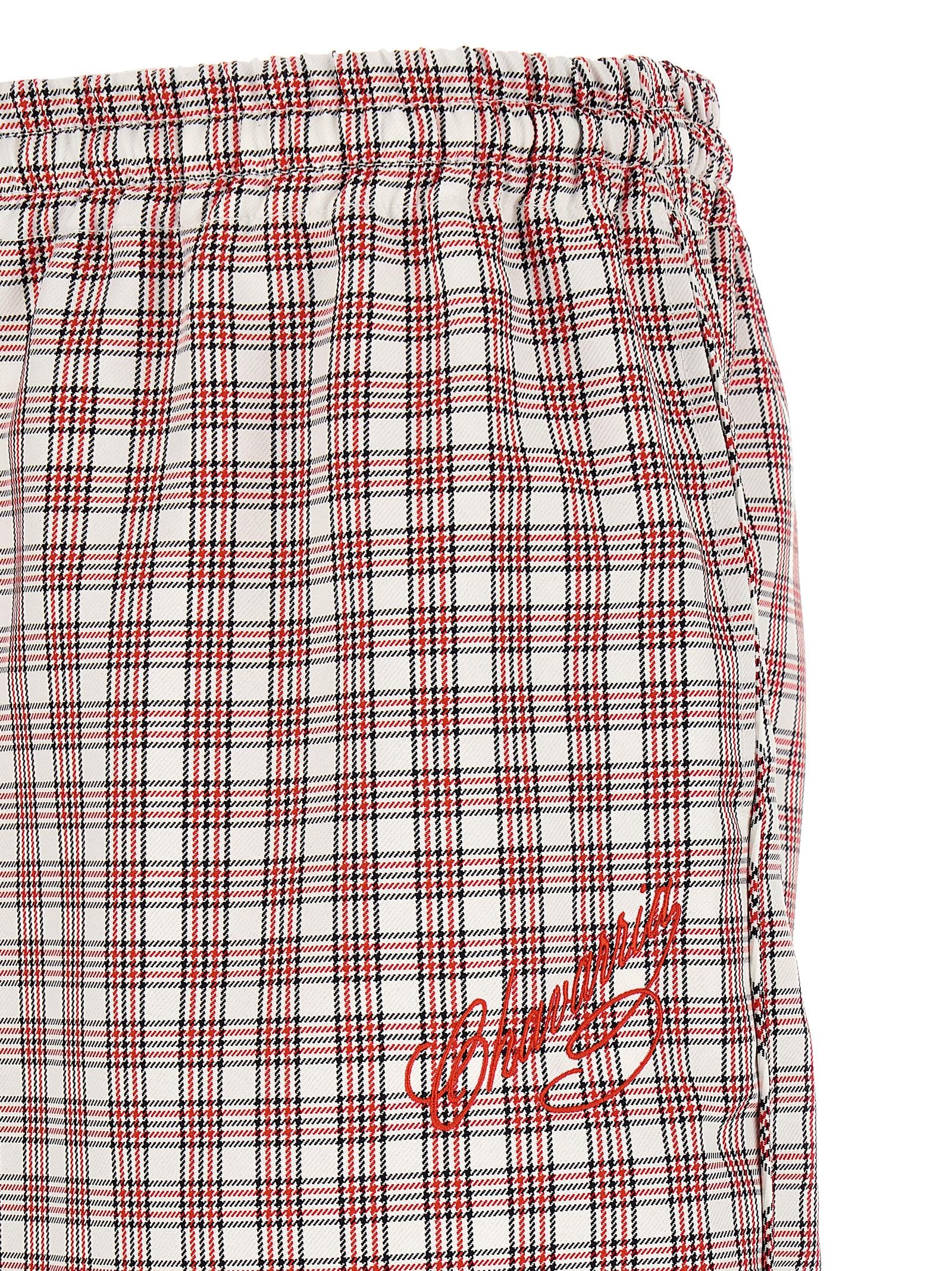 Multicolor Polyester Casual Pants