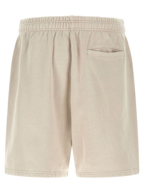 Beige Cotton Bermuda Shorts