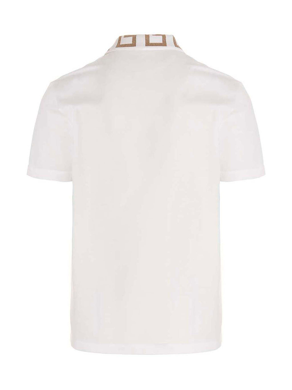 White Cotton Polo Shirt