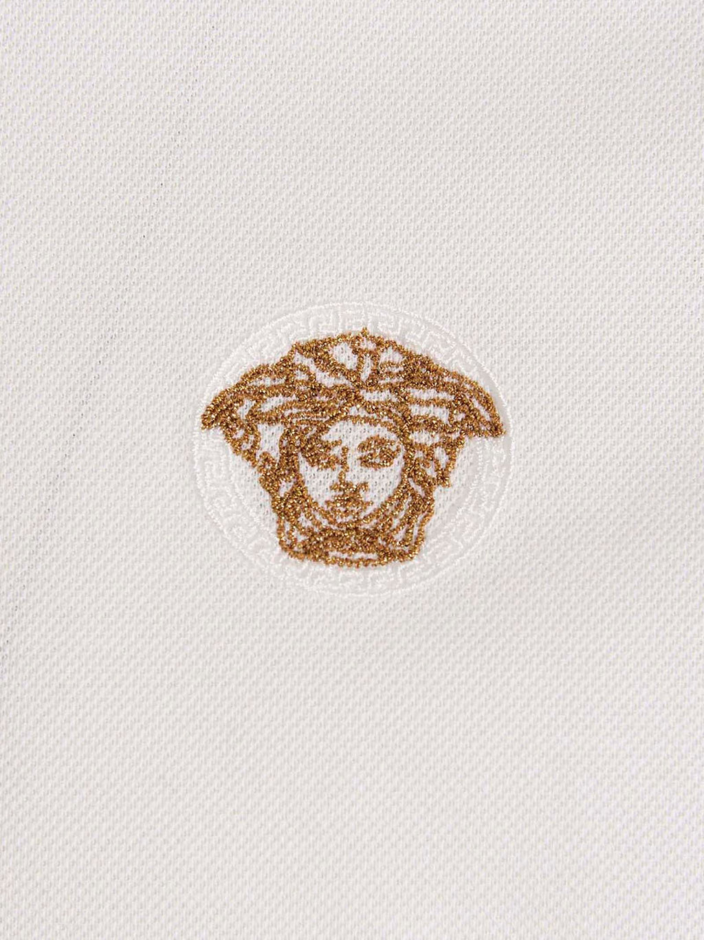 White Cotton Polo Shirt