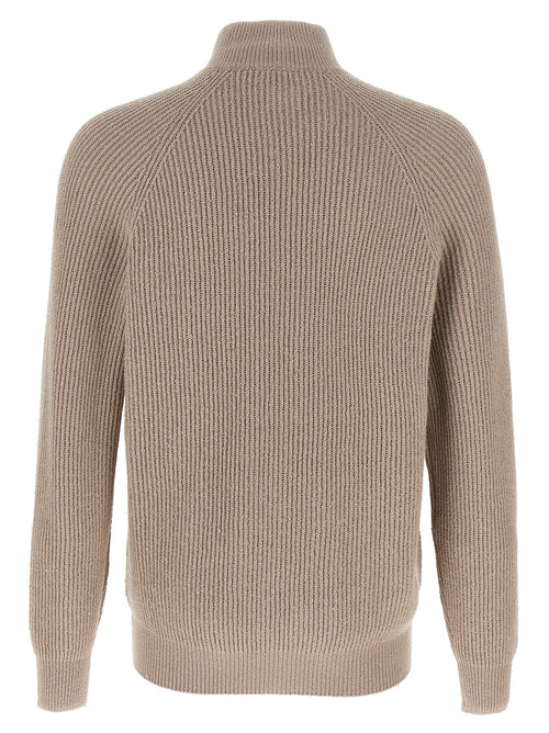Beige Cotton Cardigan