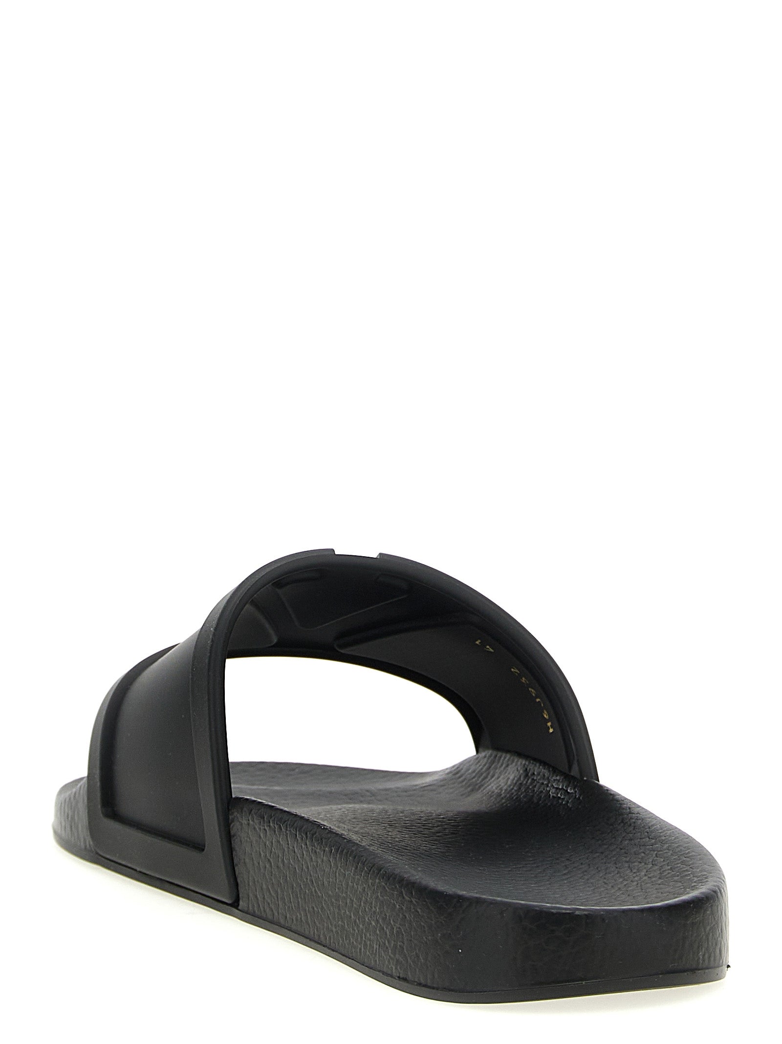 Black Plastic Slides