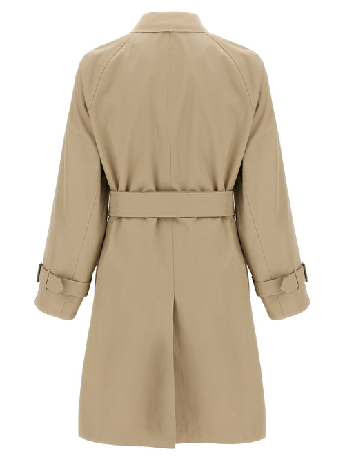 Beige Cotton Coat