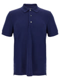 Blue Lyocell Polo Shirt