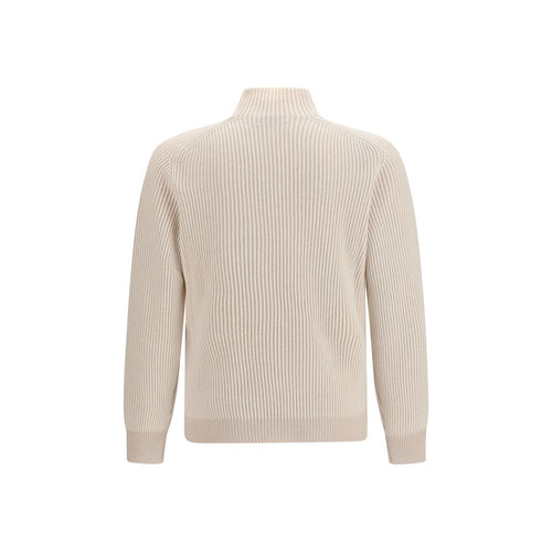 Beige Cashmere Turtleneck