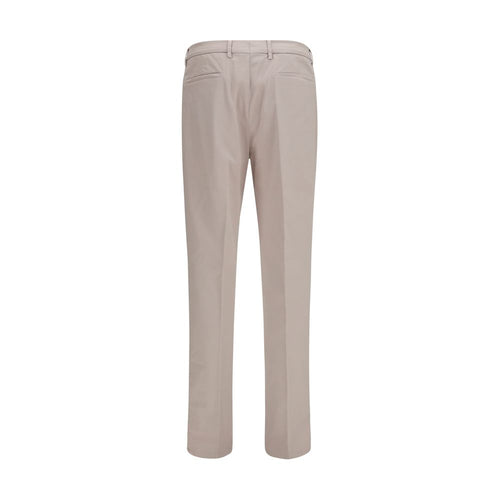 Beige Cotton Chino Pants