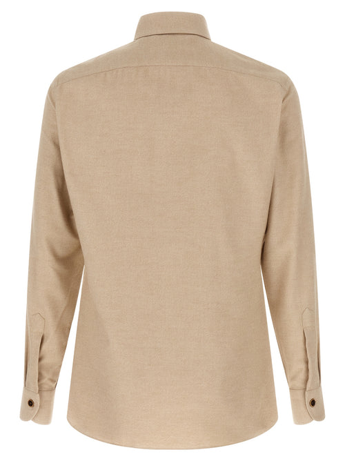 Beige Cotton Blouse