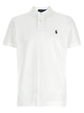 White Cotton Polo Shirt