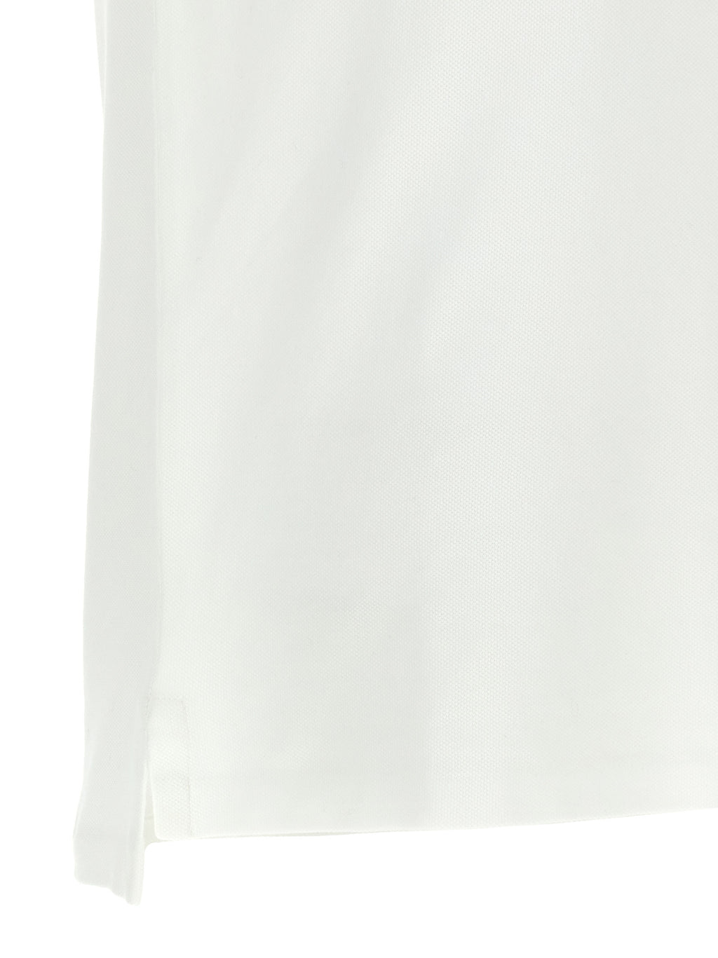 White Cotton Polo Shirt