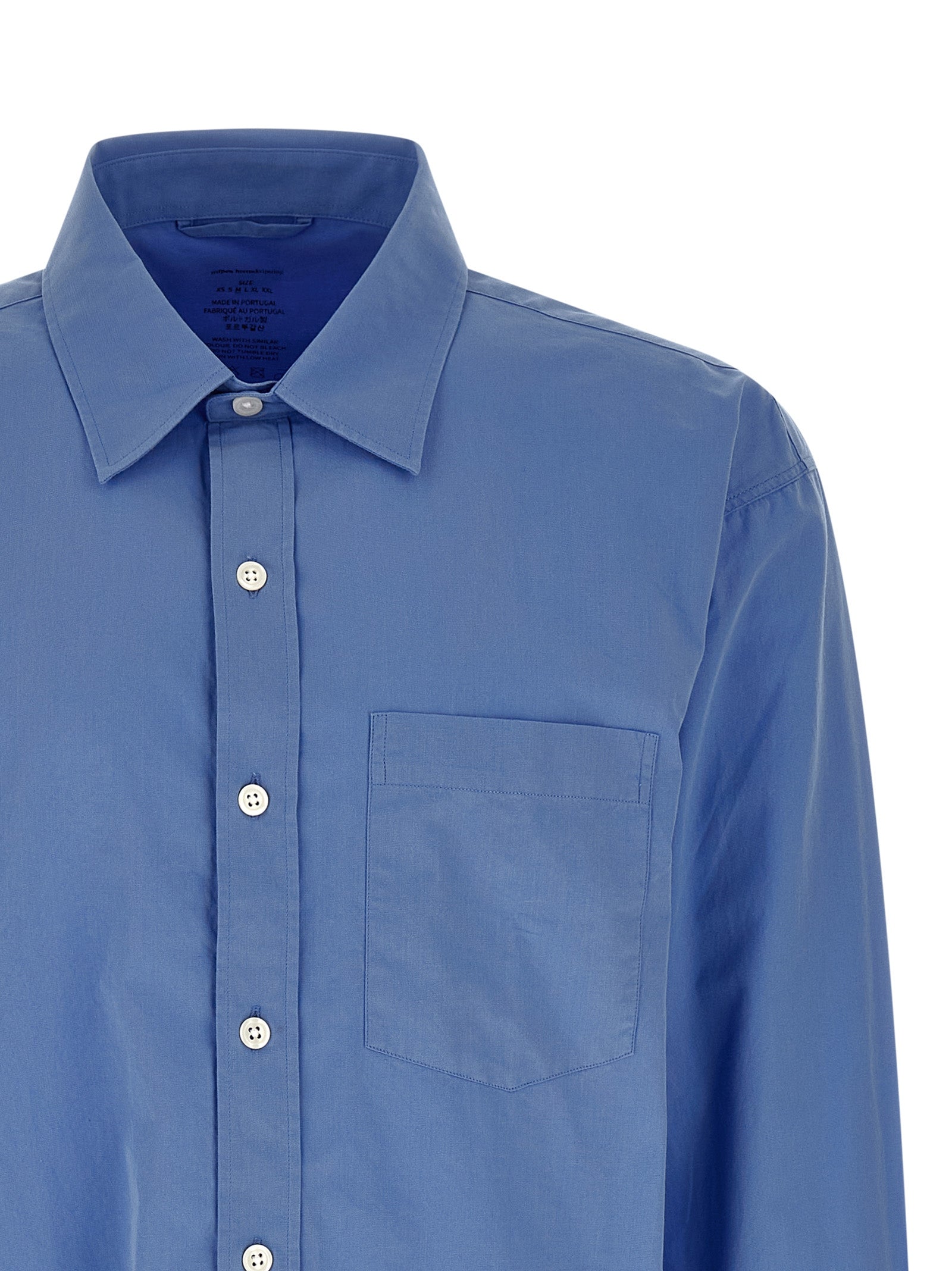 Blue Organic Cotton Blouse