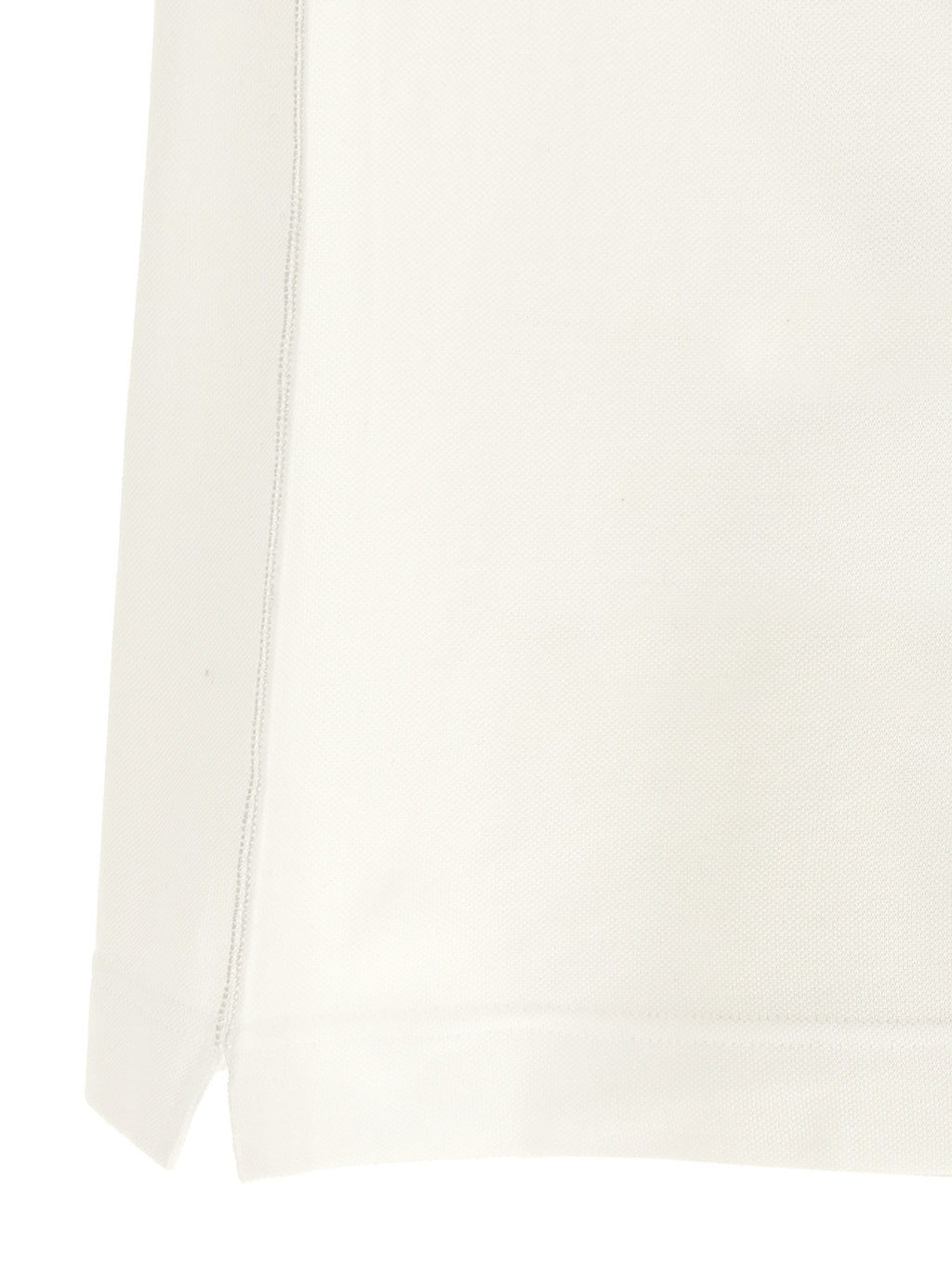 White Cotton Polo Shirt