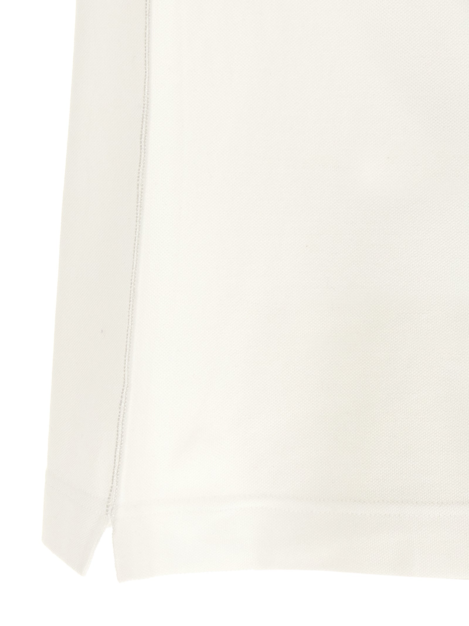 White Cotton Polo Shirt