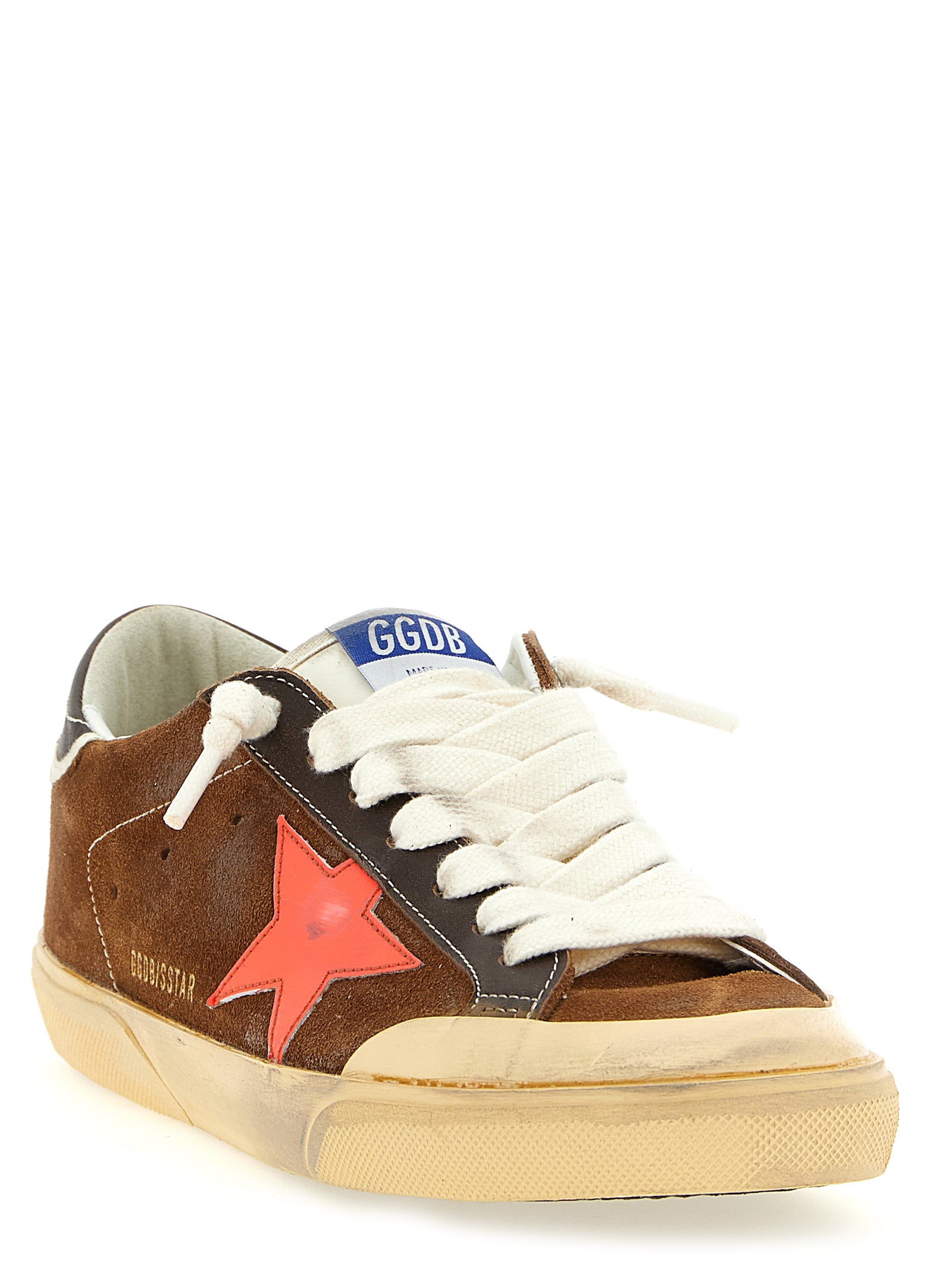 Brown Cowhide Low Top Sneakers
