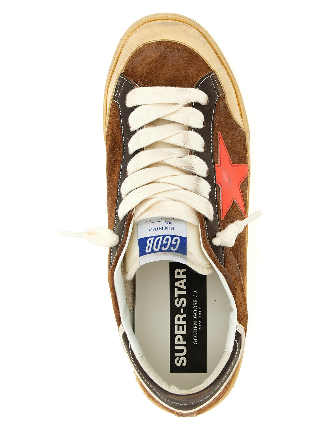 Brown Cowhide Low Top Sneakers