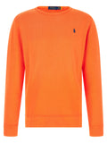 Orange Cotton Sweatshirt