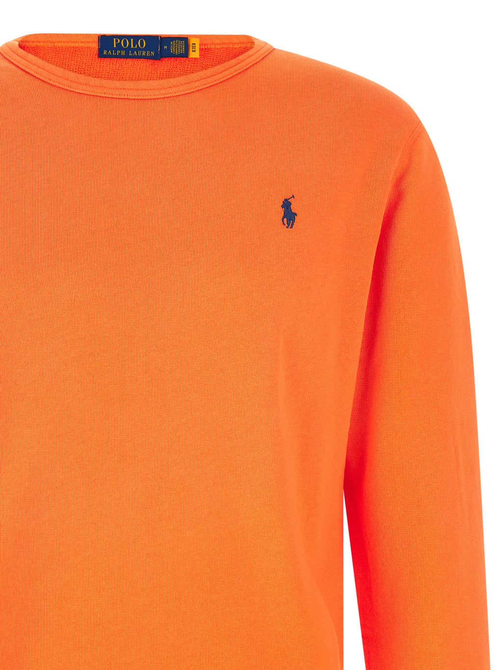 Orange Cotton Sweatshirt