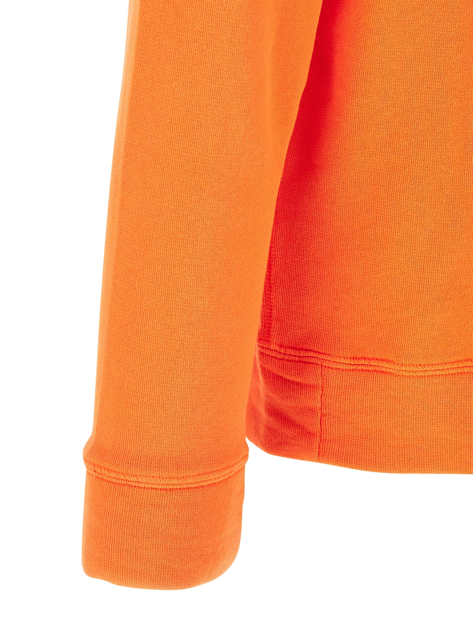 Orange Cotton Sweatshirt