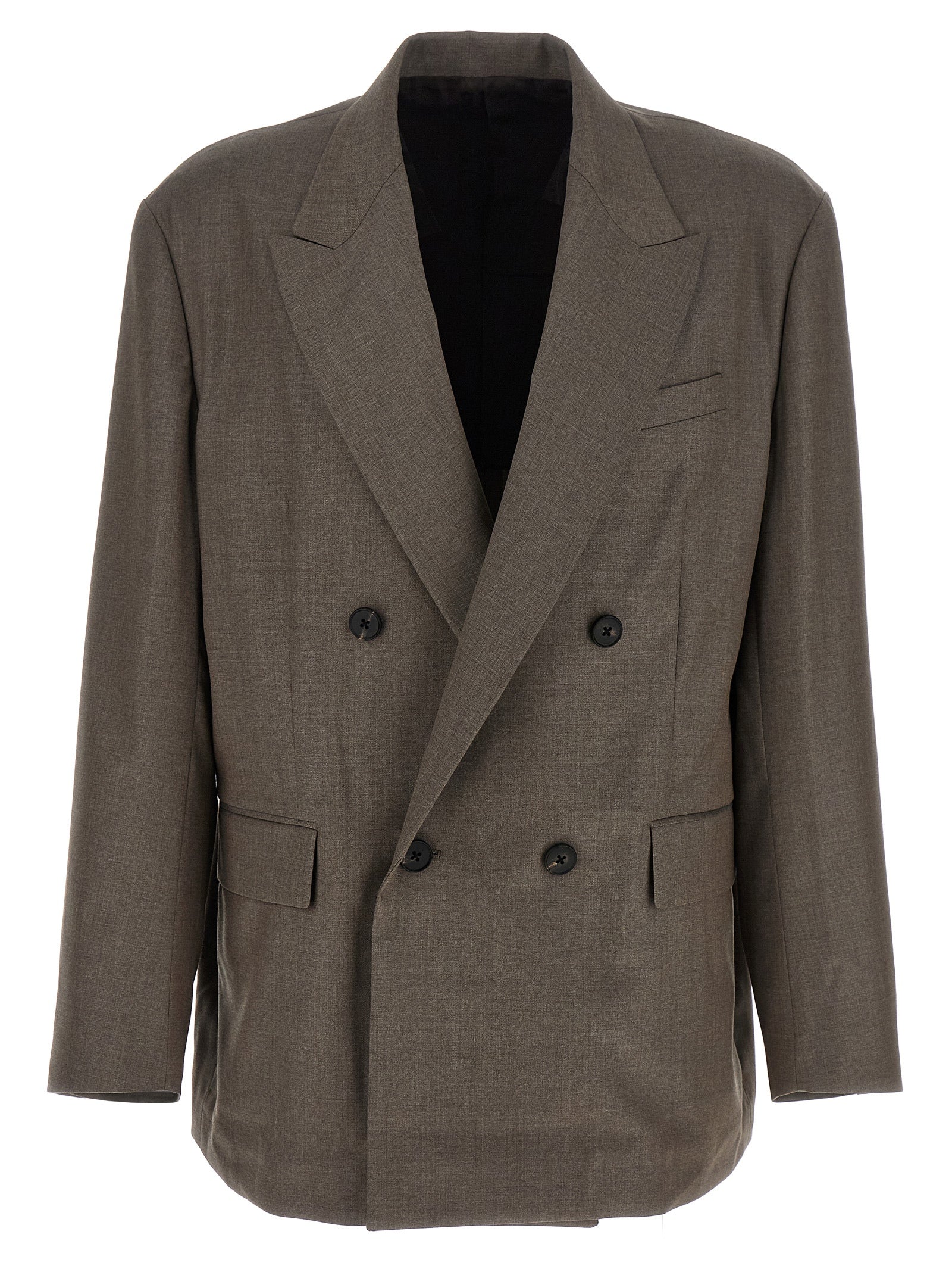 Gray Wool Blazer