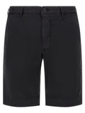 Blue Cotton Bermuda Shorts