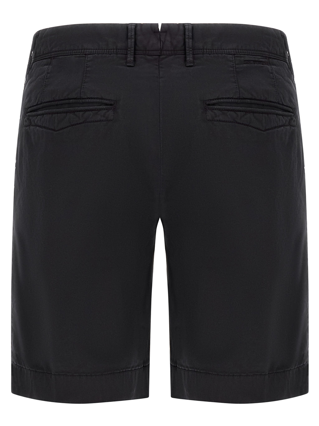Blue Cotton Bermuda Shorts