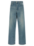 Blue Cotton Jeans Denim