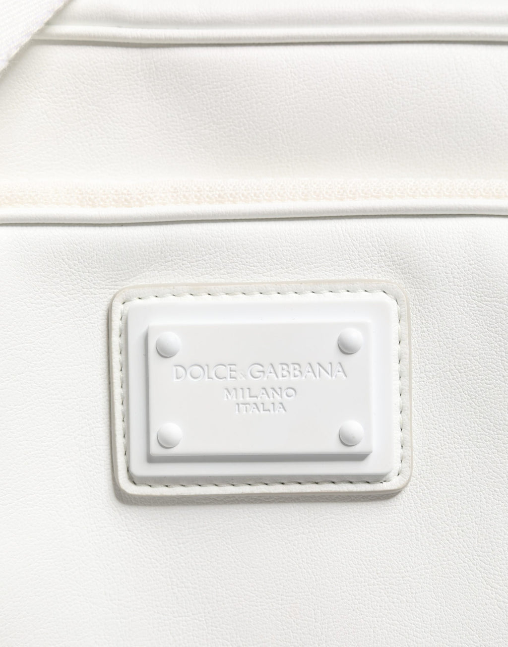 White Logo Plaque Crossbody Shoulder Borse Men Bag