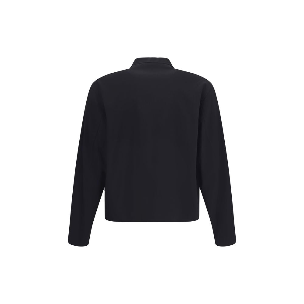 Black Wool Oves Aries Full-Length Jacket