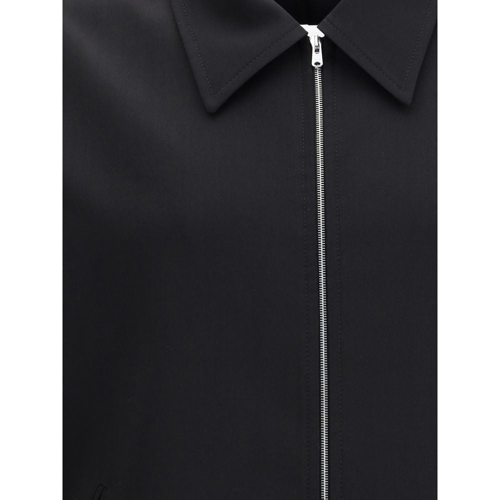 Black Wool Oves Aries Full-Length Jacket