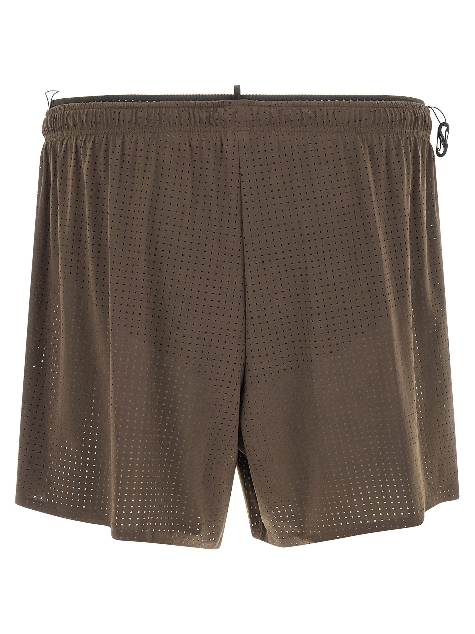 Gray Polyamide Bermuda Shorts