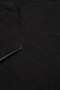 Black Cotton Short Sleeves CrewNeck T-shirt